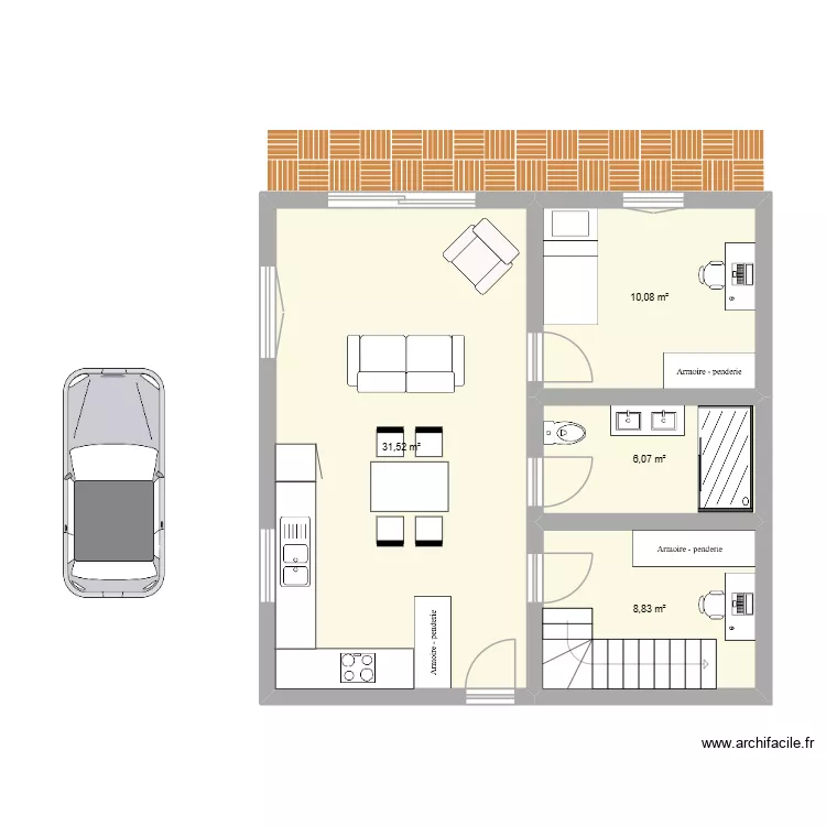 Vera Cruz Dios mio. Plan de 4 et 57 m² Vera Cruz Dios mio. Plan de 4 et 57 m²