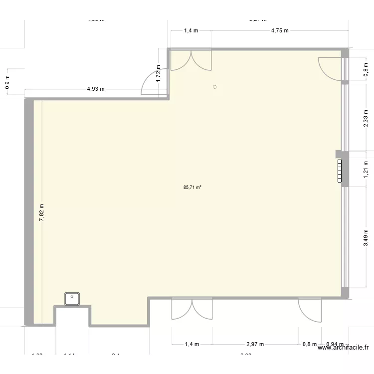 zakaria. Plan de 1 Pièce et 86 m² zakaria. Plan de 1 Pièce et 86 m²