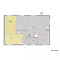 Maison St Aunis Electricit&eacute; implantation