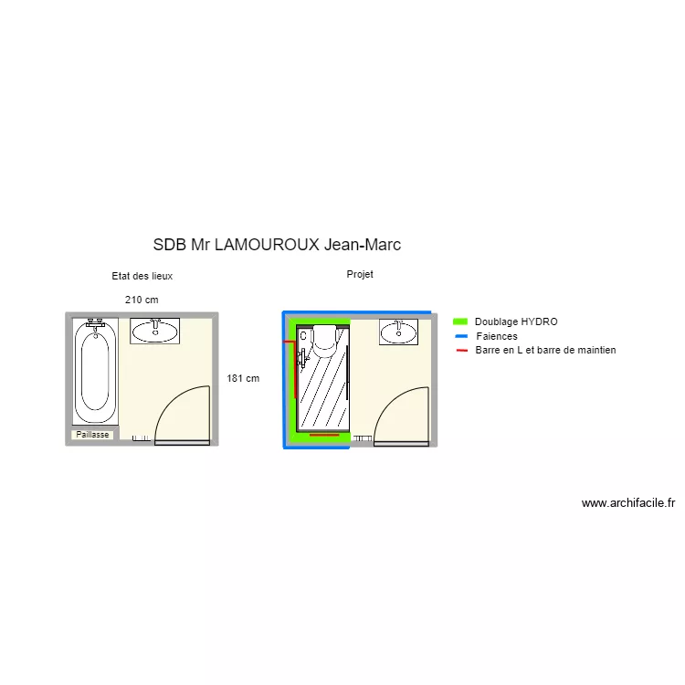 SDB LAMOUROUX Jean-Marc. Plan de 