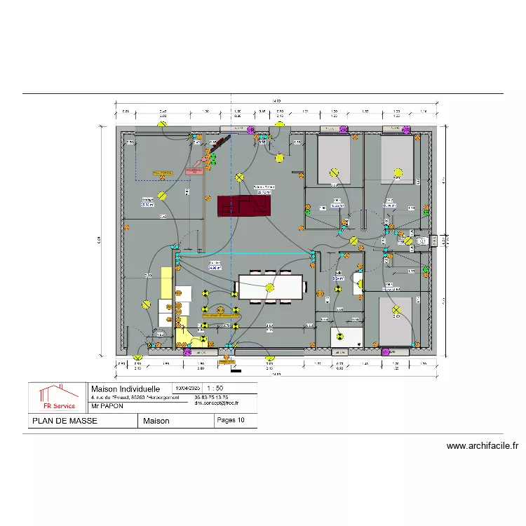 PAPON PLAN ELEC. Plan de PAPON PLAN ELEC. Plan de