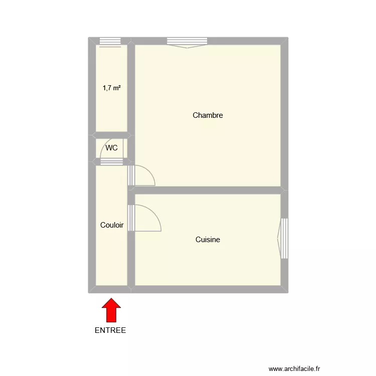 APOLLINE. Plan de 5  et 25 m²