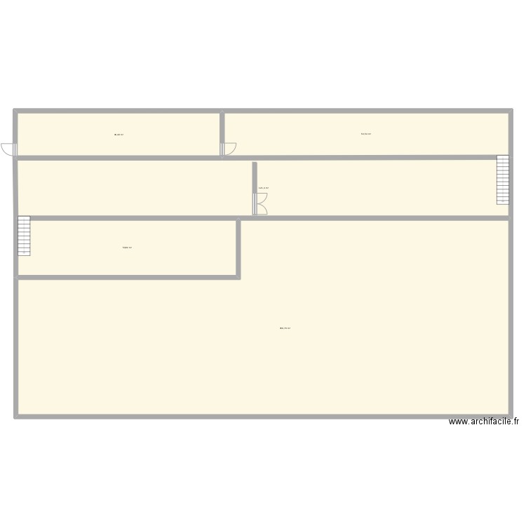 hell. Plan de 5 pièces et 626 m2