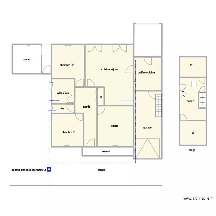 NICOLAS assa. Plan de 18  et 158 m²
