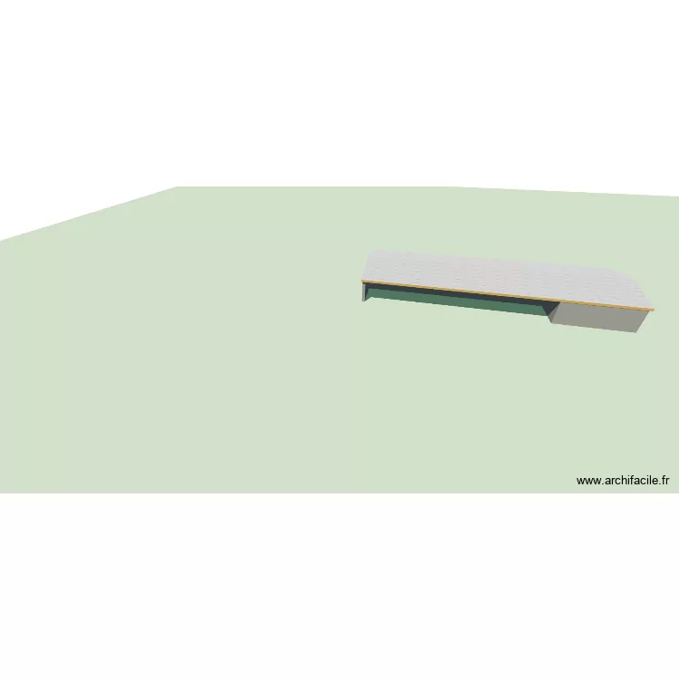 vestiaire. Plan de 2  et 107 m²
