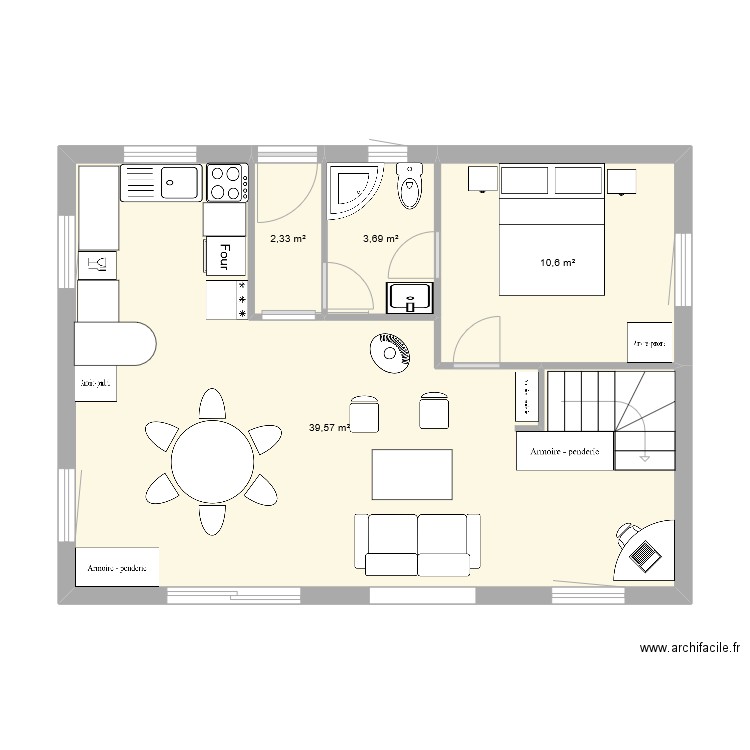chaleau haut test. Plan de 0 pièce et 0 m2