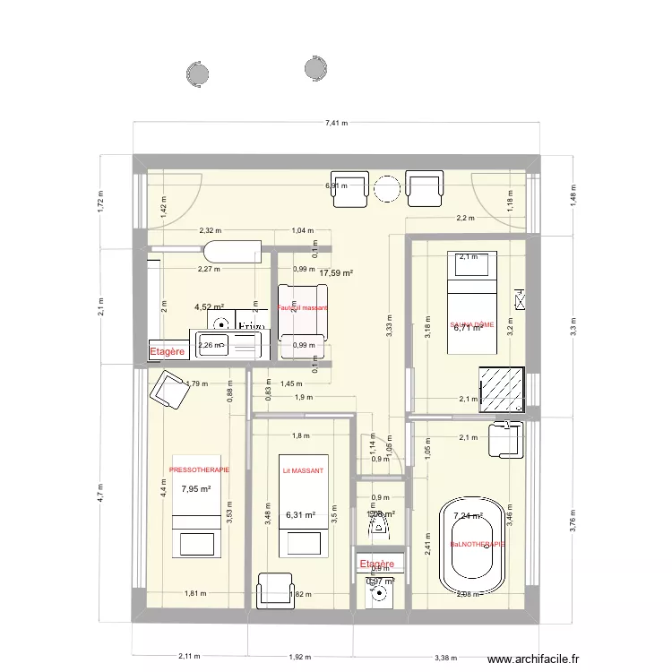 Ahava AUTONOME. Plan de 