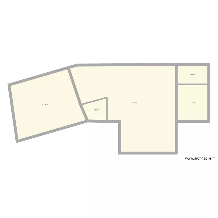 Les Marais mai2026. Plan de 5  et 145 m²