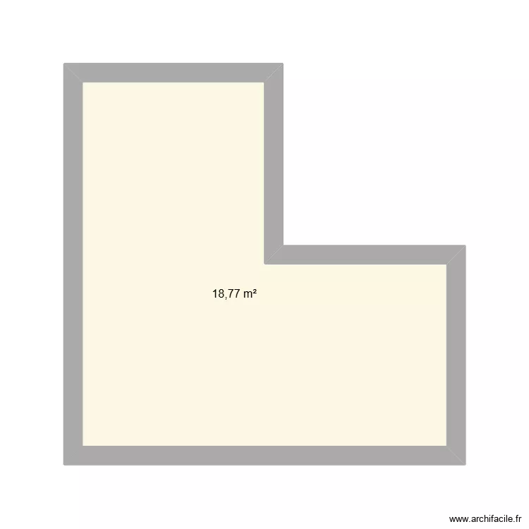 RECTANGLE L. Plan de 