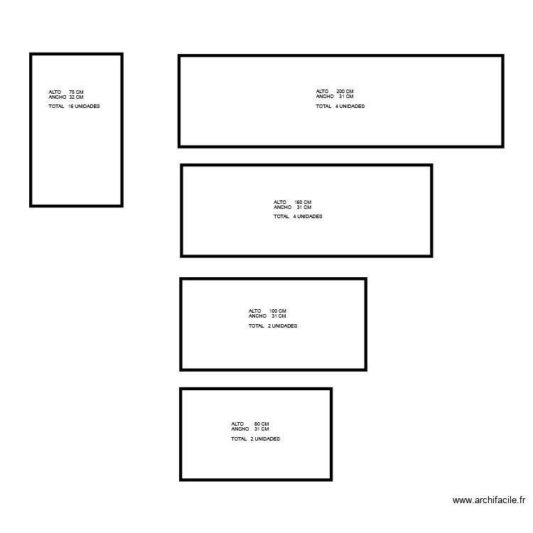 CADRE METAL. Plan de 0 pièce et 0 m2