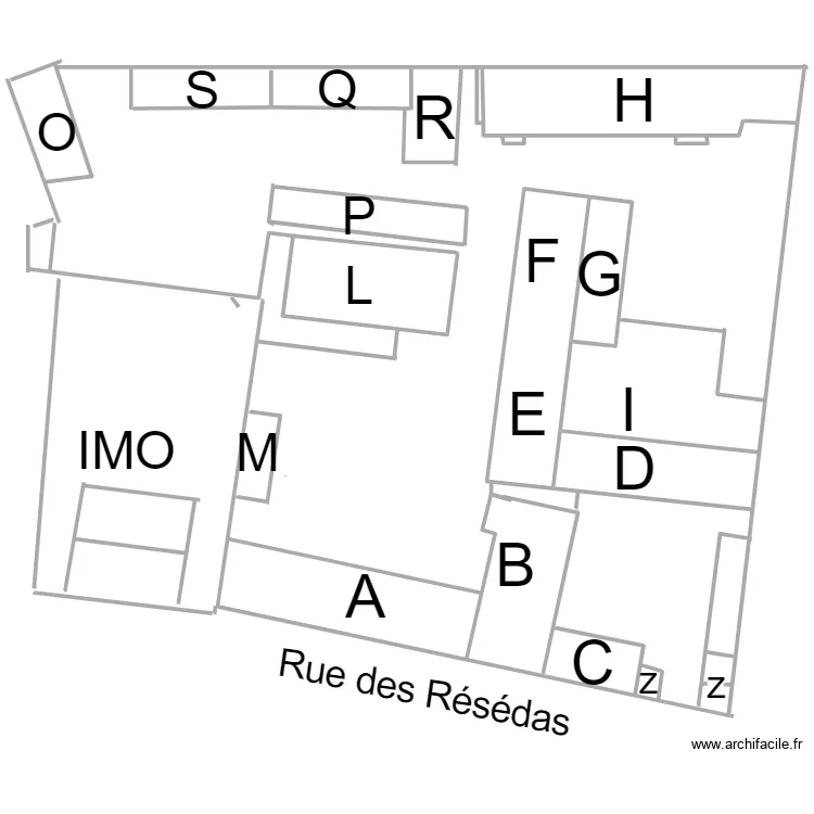 R&eacute;s&eacute;das vue d'ensemble. Plan de 
