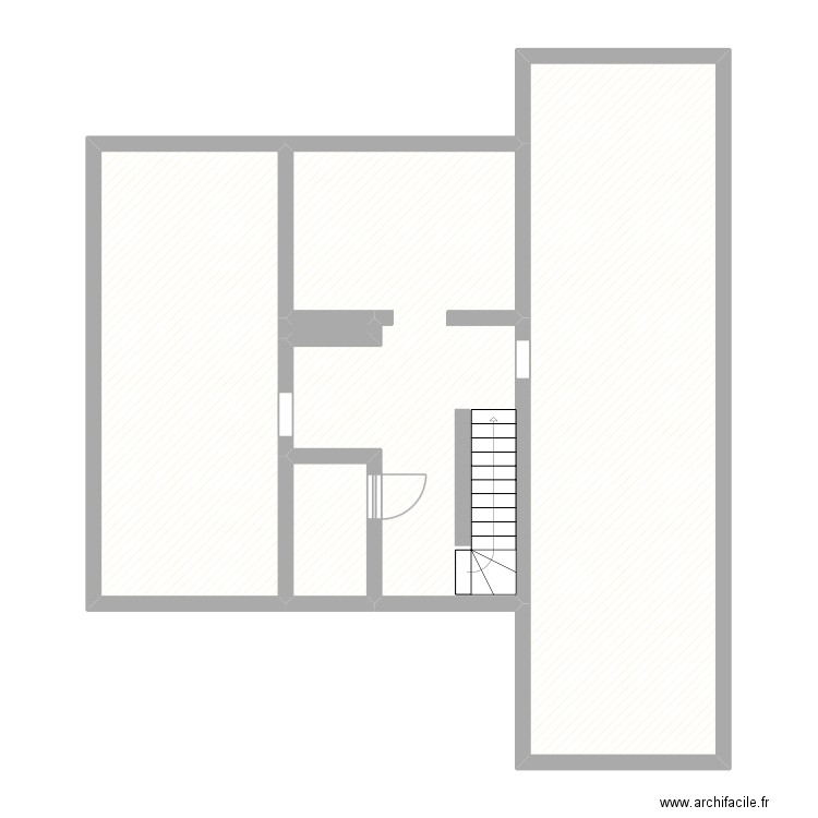 Maison - Cave. Plan de 5 pièces et 97 m2