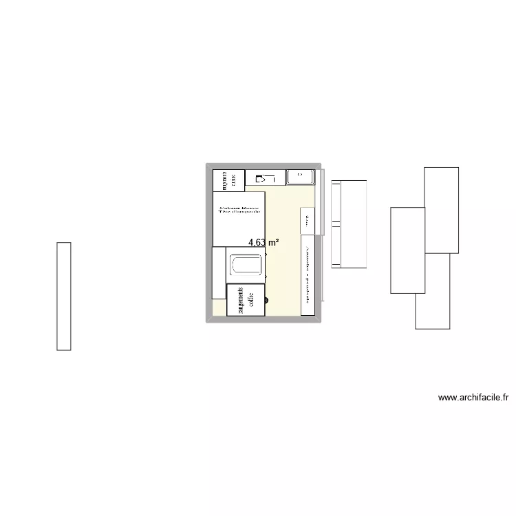 ducato. Plan de 1 et 5 m² ducato. Plan de 1 et 5 m²