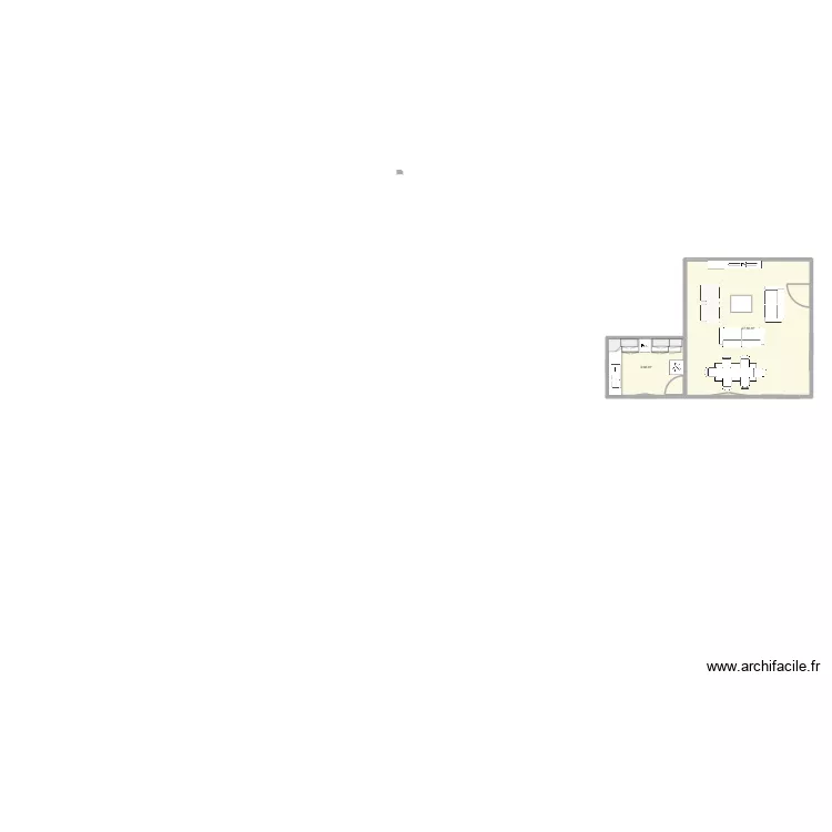 PLAN MAISON MODESTE. Plan de 