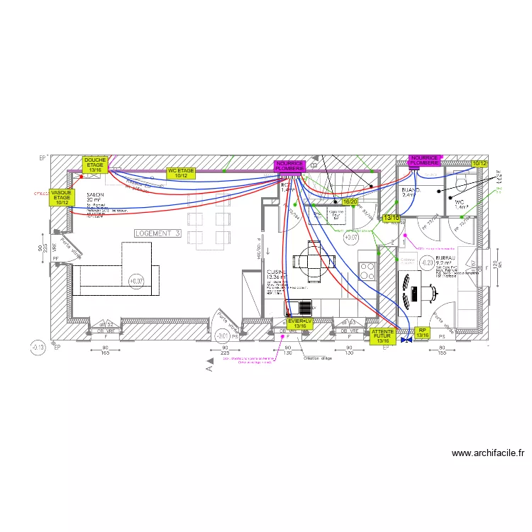 LEFLOUR PLOMBERIE. Plan de LEFLOUR PLOMBERIE. Plan de