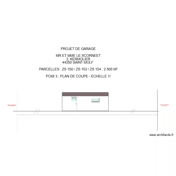 PCMI 3 LE SCORNET. Plan de 