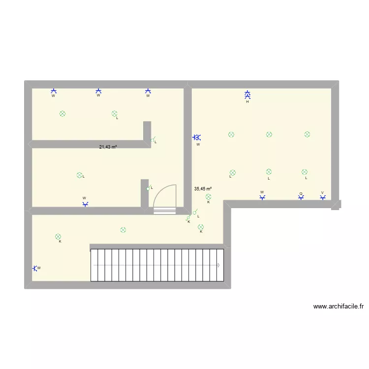 plan cave. Plan de 2 et 57 m² plan cave. Plan de 2 et 57 m²