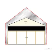 Appentis hangar vue de Face