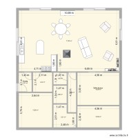 Plan maison sur 2 niveaux