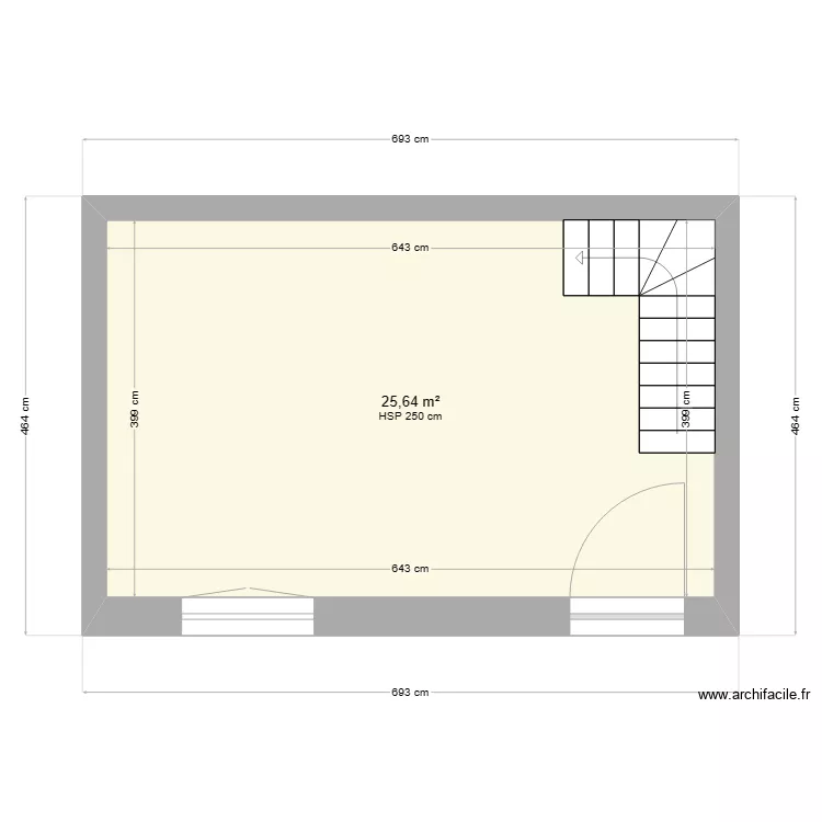 maison saint bertrand. Plan de 