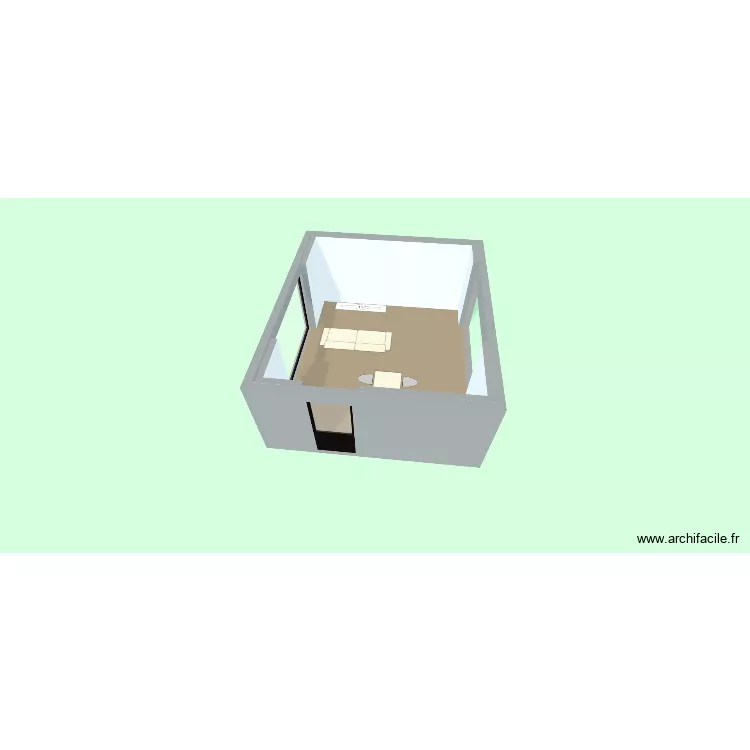 RDC CHOCHOIS. Plan de 1  et 29 m²