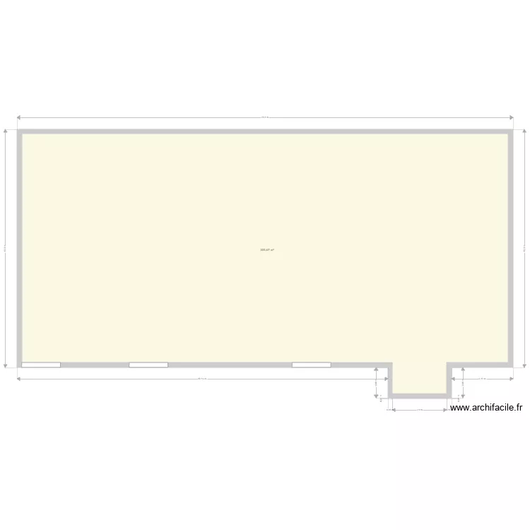 Atelier d&eacute;noyautage. Plan de 