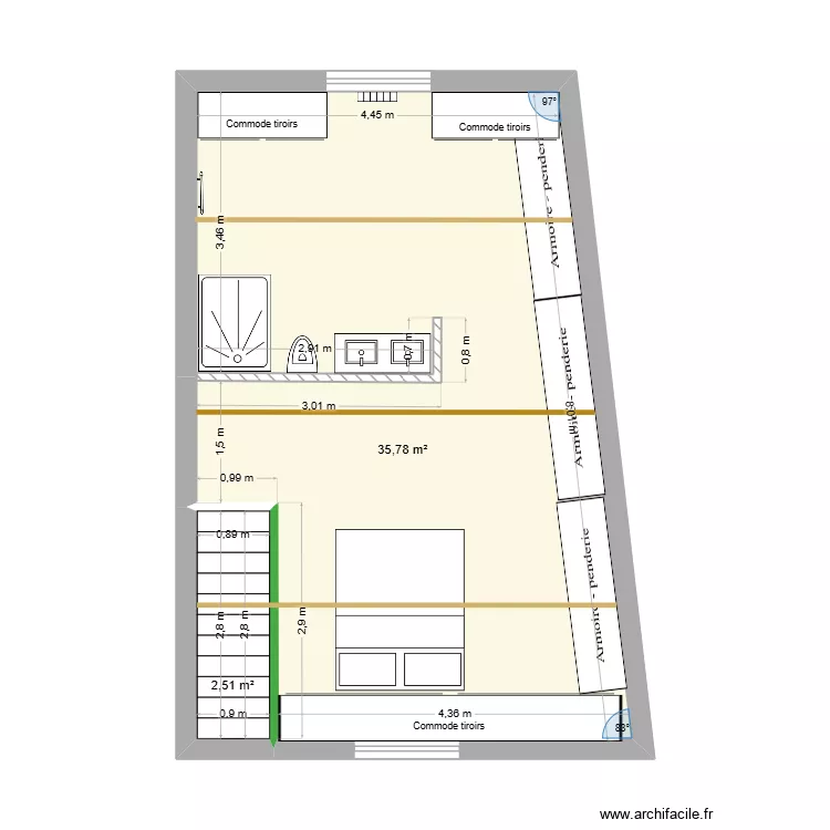 R+2 , QSD. Plan de 2 et 38 m² R+2 , QSD. Plan de 2 et 38 m²