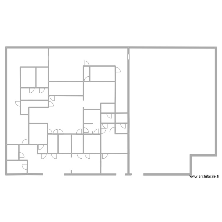 Agreme sa. Plan de 22 pièces et 274 m2