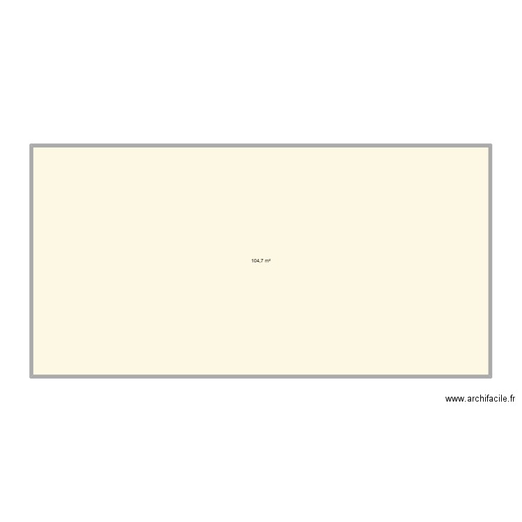 jardiland. Plan de 1 pièce et 105 m2