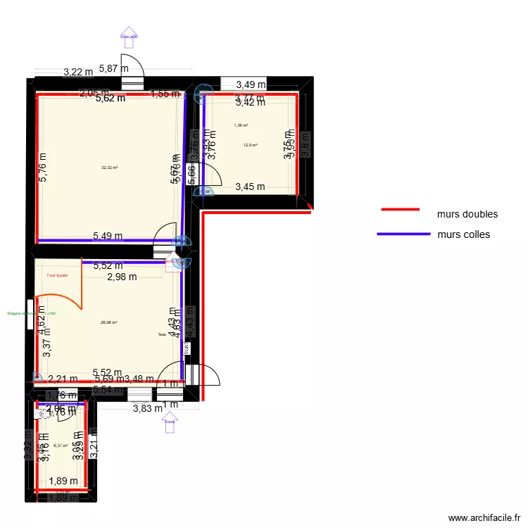 Location - Etrepigney. Plan de 