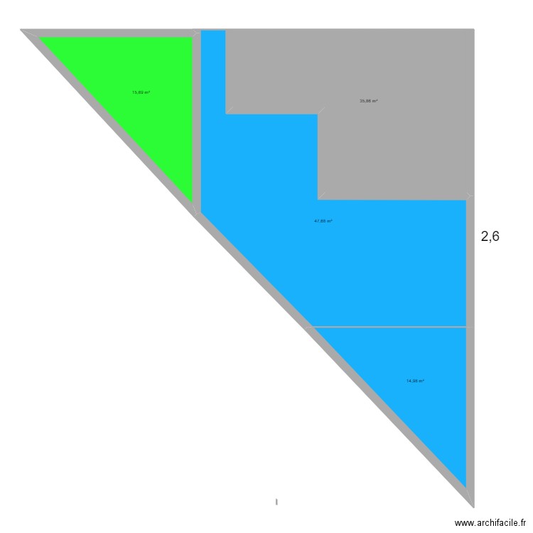 THIBAULT JARDIN. Plan de 4 pièces et 114 m2