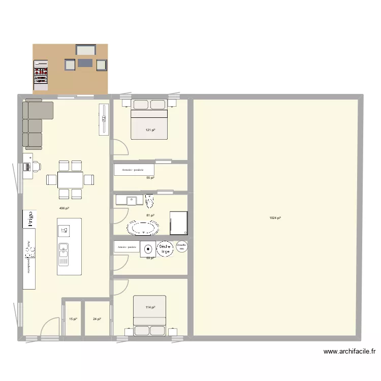 Duplex 2.0. Plan de 9 Pièces et 186 m² Duplex 2.0. Plan de 9 Pièces et 186 m²