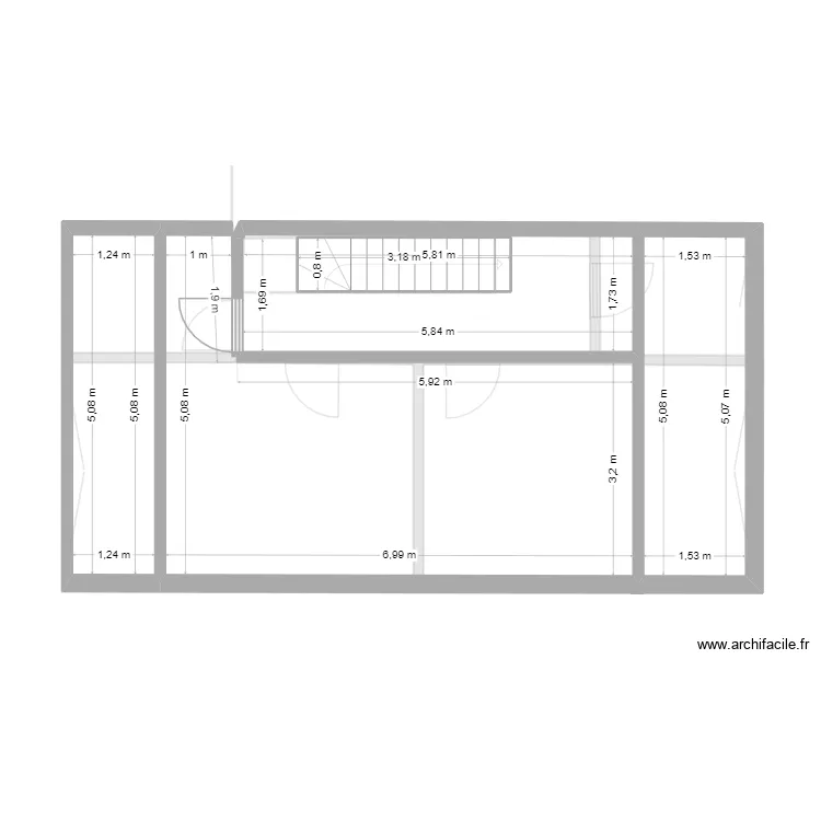 ST QUENTIN. Plan de 19 et 200 m² ST QUENTIN. Plan de 19 et 200 m²