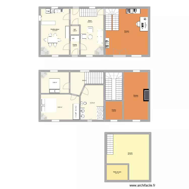 Saint-Julien-Le-Ch&acirc;tel v1. Plan de 