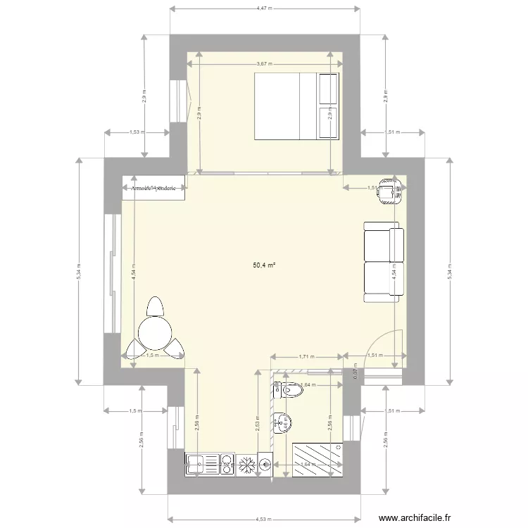 MAISON_Bis. Plan de 