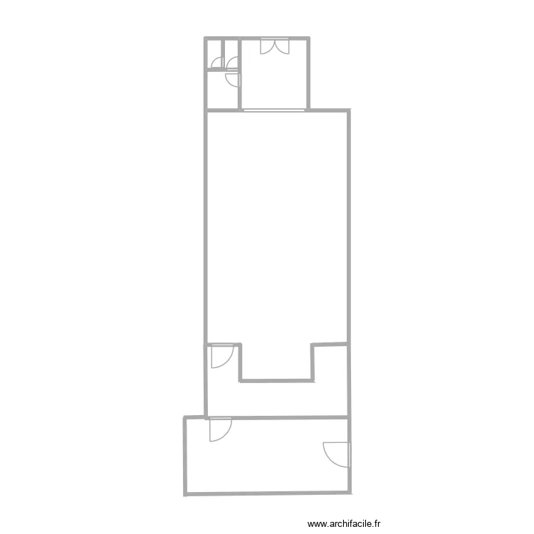 Esquisse chapelle de l\'observance. Plan de 2  et 5 m²