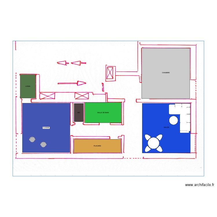 Fameck. Plan de 0 pièce et 0 m2