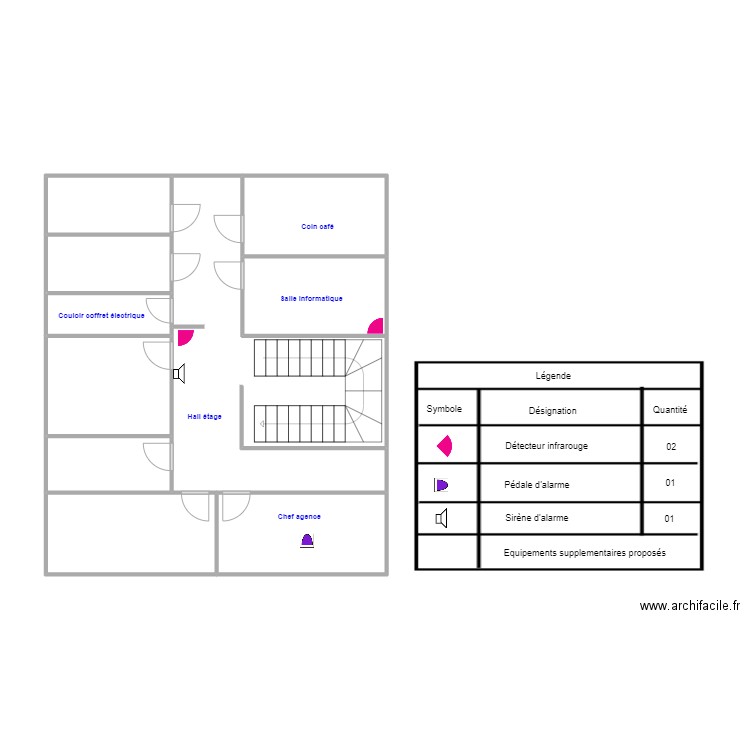 MBO ETG int prop1. Plan de 10 pièces et 63 m2