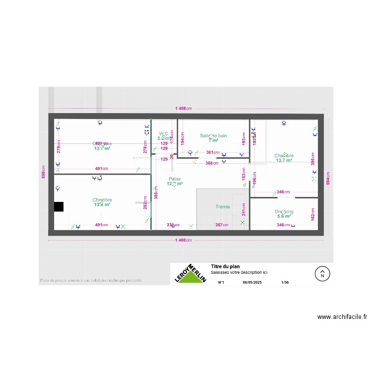 adrien marie etage. Plan de 0 pièce et 0 m2
