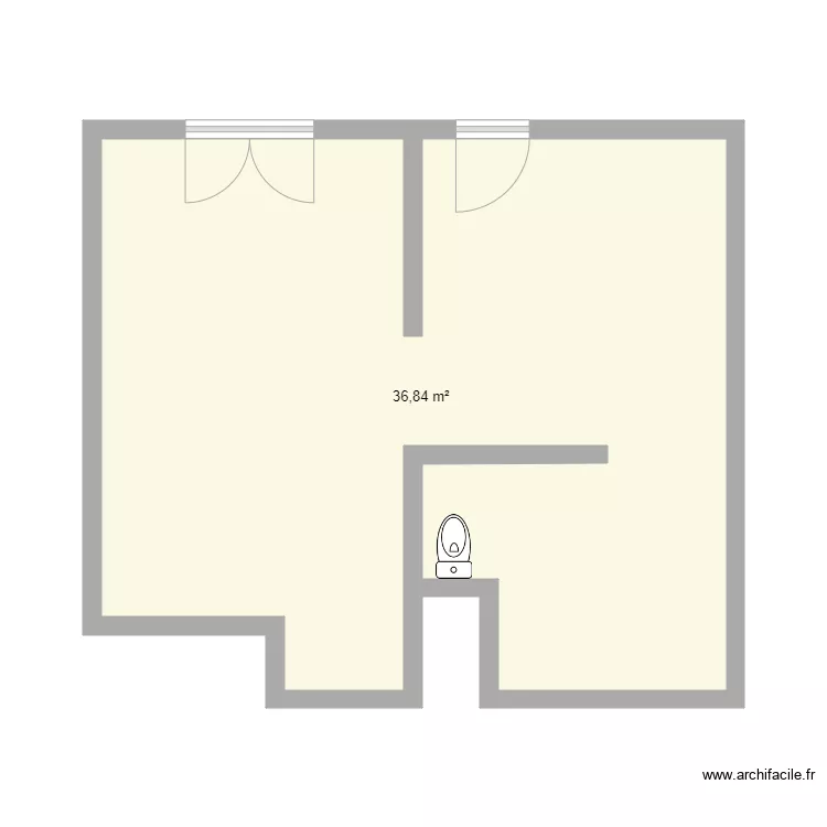 Villa Marie. Plan de 1 et 37 m² Villa Marie. Plan de 1 et 37 m²