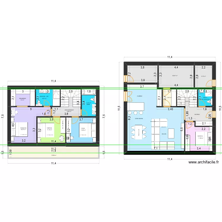 Villa GREG-G&eacute;G&eacute; 2025 V15. Plan de 