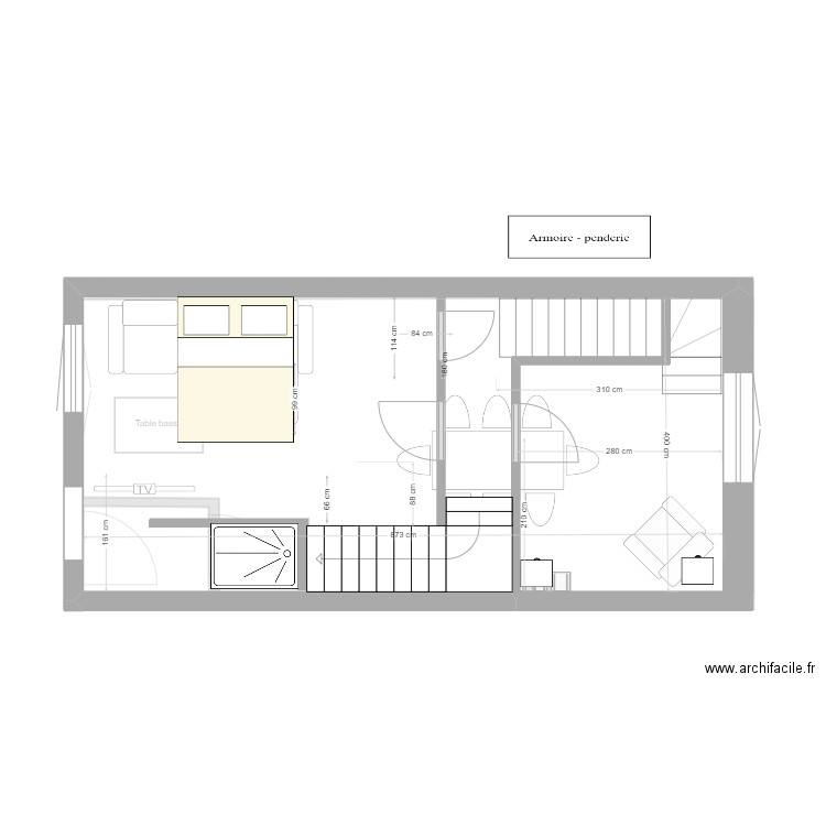ELISE_rez_78_bis et 1er v7. Plan de 2 pièces et 12 m2