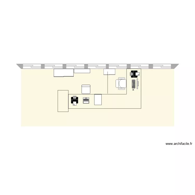 EDP. Plan de 1  et 27 m²