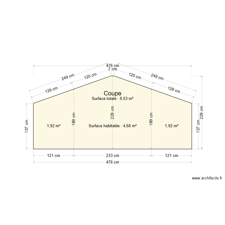 ML25006357 Coupe mezzanine. Plan de 0 pièce et 0 m2