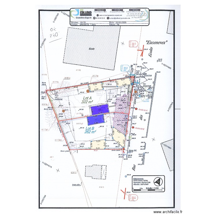PARKING 16. Plan de 6 pièces et 97 m2