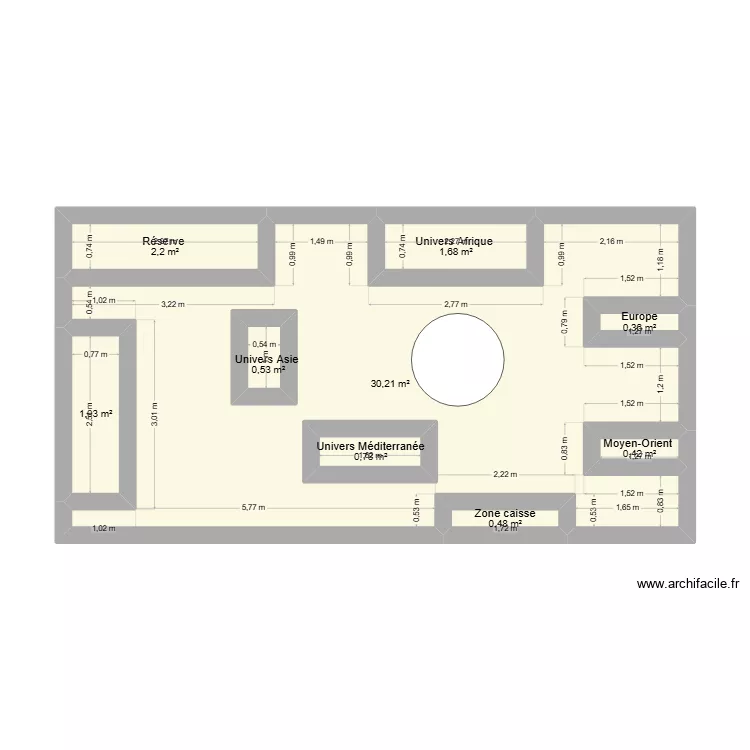 plan amenagement. Plan de 9 Pièces et 42 m² plan amenagement. Plan de 9 Pièces et 42 m²