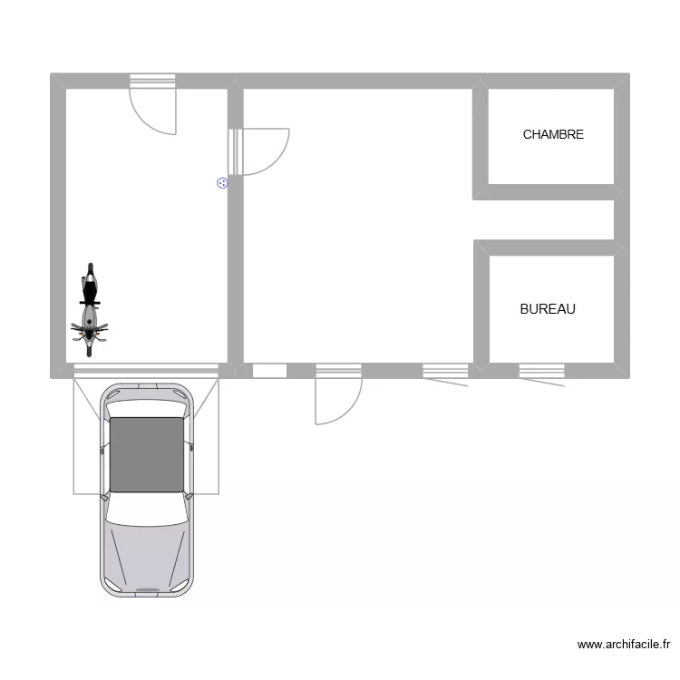 COUVREUX. Plan de 4 et 42 m² COUVREUX. Plan de 4 et 42 m²