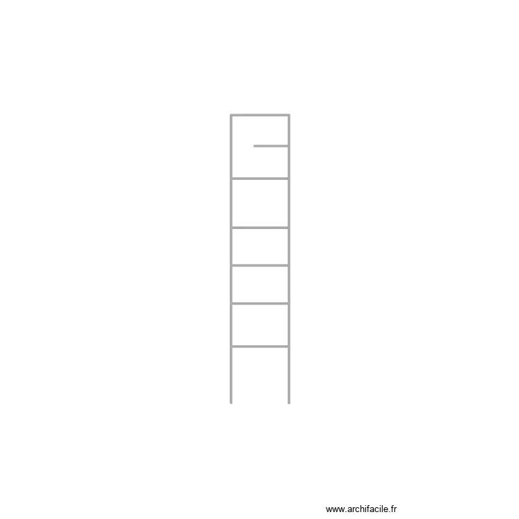 SdB meuble. Plan de 5 pièces et 1 m²