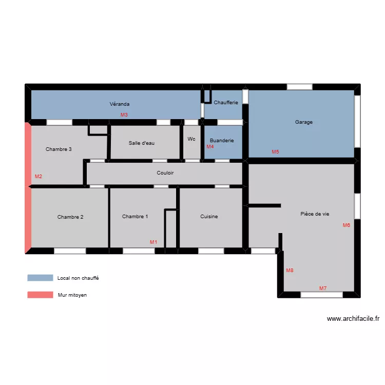 Milcent Marie luce Dpe. Plan de 15  et 65 m²