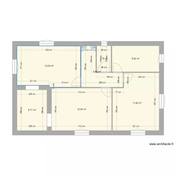 Montsûrs lot 4. Plan de Montsûrs lot 4. Plan de